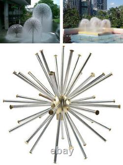 1.5 DN40 Dandelion Fountain Nozzle Stainless Steel Crystal Ball Water Spray Hot