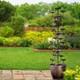 1.5m Cascading Leaves Copper Water Feature Fountain