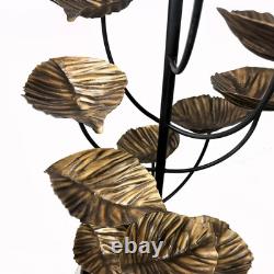 1.5m Cascading Leaves Copper Water Feature Fountain