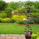1.5m Cascading Leaves Garden Water Feature Fountain Outdoor Led 60