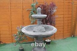 2 Teired Edwardian Water Fountain Feature Stone Ornament