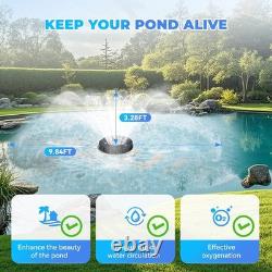 20000L/H High Flow Water Floating Aerator Fountain For Large Ponds Water Garden