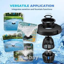 20000L/H High Flow Water Floating Aerator Fountain For Large Ponds Water Garden