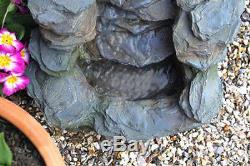 3 Step Rock Stone Cascade Water Feature Fountain Waterfall Self Contained Garden