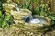 3 Tier Rock Pool Cascade Water Feature Fountain Stone Effect Indoor Garden