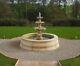 3 Tiered Windsor Fountain, In Stanford Pool Surroud Stone Garden Water Feature