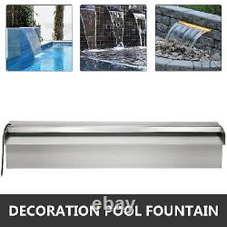 45cm Water Feature Waterfall Fountain Blade Pool Waterfall Cascade With LED Strip
