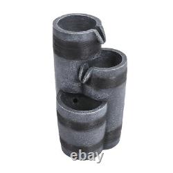 48cm Tall 3 Cascading Barrel Water Features Fountain Garden Outdoor Ornaments