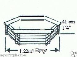 50 Gallon Garden Pond, Pool With Liner & Fountain, Outdoor Water Feature