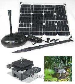 50 W Solar Pond Pump Garden Pond Dive Filter Water Element Pump Set Fountain