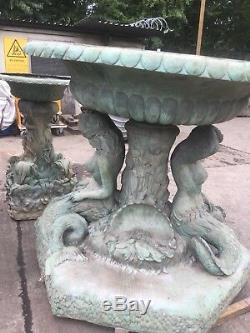 5M BRONZE Mermaid Water Fountain Statue Sculpture Pond Lake Garden Feature