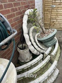 7ft X 7 Ft garden fountain water feature Complete