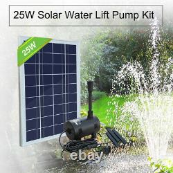 980L/H Solar Panel Powered Fountain Garden Pool Pond Submersible 12V Water Pump