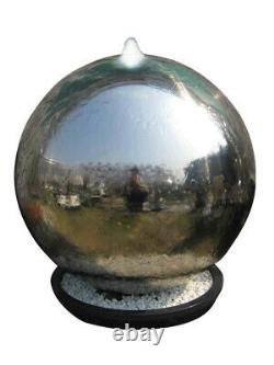 Alger Stainless Steel Sphere Fountain Water Feature
