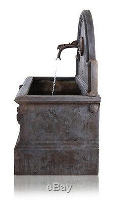 Almeria Classical Trough Water Feature Spout Large Outdoor Garden Fountain 102cm