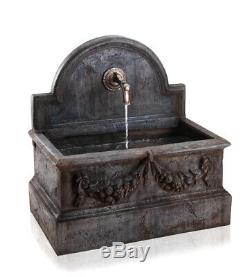 Almeria Classical Trough Water Feature Spout Large Outdoor Garden Fountain 102cm