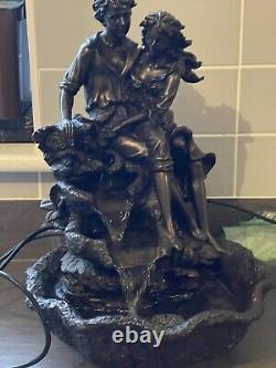 Antique Fountain. Water Statue