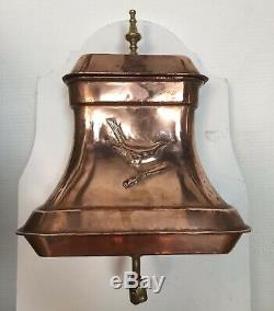 Antique French Copper Fountain Lavabo Water Fountain