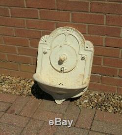 Antique vintage Shanks Barrhead cast iron water drinking fountain garden feature