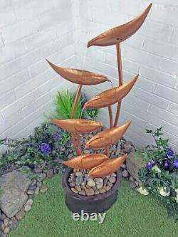 Autumn Copper Cascade Self Contained Water Feature Fountain