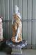 Beautiful Marble Lady Garden Statue Water Fountain, 71''tall