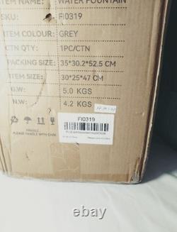 Breeins 4 Tier Garden Water Feature Fountain Cascading LED 86cm Patio Ornament