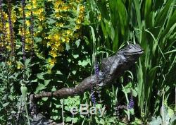 Bronze Leaping Frog Bronze Frog Fountain Sculpture Bronze Frog Water Feature