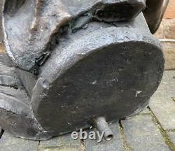 Bronze Sculpture Water Feature / Fountain Boy with Bucket Outdoor Garden