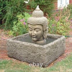 Buddha Head Fountain & Reservoir Garden Water Feature