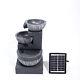 Cascade Natural Slate Garden Water Feature Led Fountain Waterfall Electric/solar