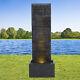 Cascading Garden Electric Water Feature Fountain Waterfall Led Light Pump Statue