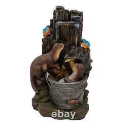 Cascading Outdoor Water Feature Electric Garden Fountain