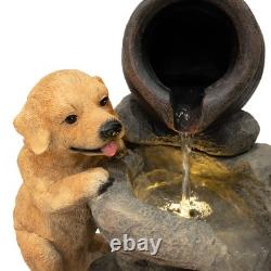Cascading Outdoor Water Feature Electric Garden Fountain