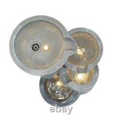Cascading Outdoor Water Feature Electric Garden Fountain