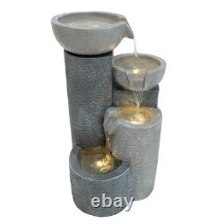Cascading Outdoor Water Feature Electric Garden Fountain