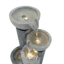 Cascading Outdoor Water Feature Electric Garden Fountain