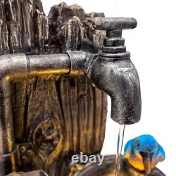 Cascading Outdoor Water Feature Electric Garden Fountain