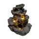 Cascading Outdoor Water Feature Electric Garden Fountain Cement
