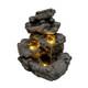 Cascading Outdoor Water Feature Electric Garden Fountain Cement