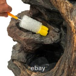 Cascading Outdoor Water Feature Electric Garden Fountain Cement