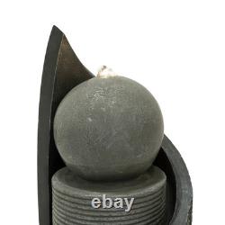 Cascading Outdoor Water Feature Electric Garden Fountain Cement