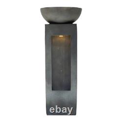 Cascading Outdoor Water Feature Electric Garden Fountain Cement