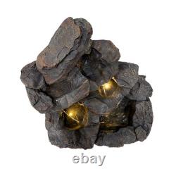 Cascading Outdoor Water Feature Electric Garden Fountain Cement