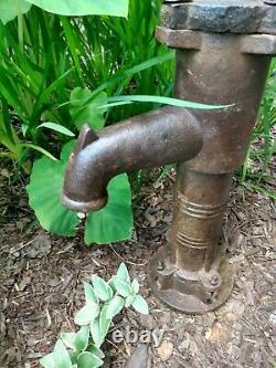 Cast Iron Antique Looking Garden Water Pitcher Pump Well Fountain