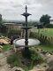 Cast Iron Fountain, Cast Iron 3 Tier Water Feature