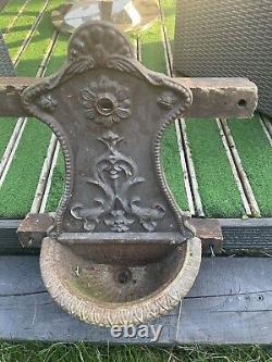 Cast Iron Vintage Water Fountain