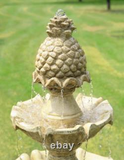 Cast Stone Water Feature Fountain H150cm Regal 3-Tier Garden Outdoor Ambiente