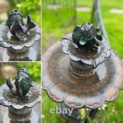 Cast iron garden fish water feature water fountain with new pump