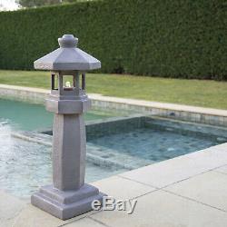 Chinese Lantern/Pagoda LED Fountain Water Feature Indoor Outdoor Garden