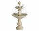 Classic 2 Tier Fountain Outdoor Water Feature Ideal Patio & Garden Decor Idea